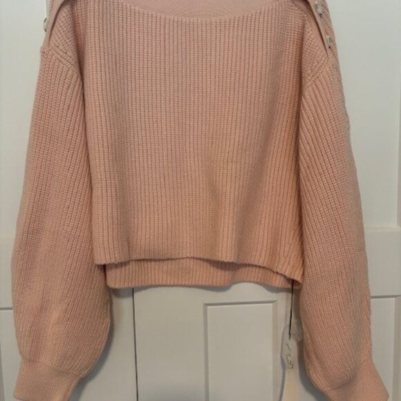 NWT ADEAM  // Sailing Sweater // Peach // Medium - Picture 3 of 4